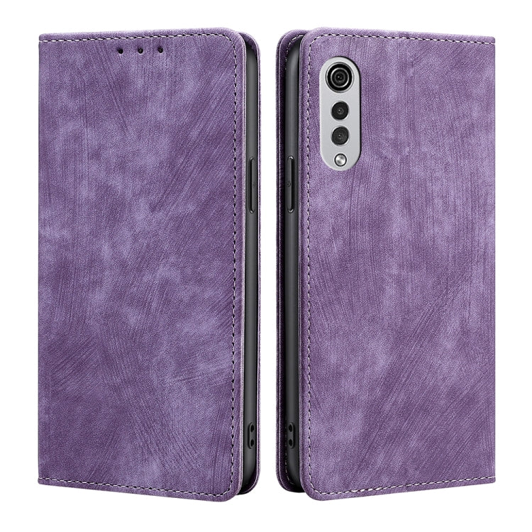 Custodia magnetica in pelle con porta carte per LG Velvet, Motorola Moto E32 4G