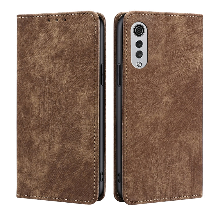 Custodia magnetica in pelle con porta carte per LG Velvet, Motorola Moto E32 4G