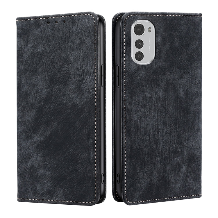 Custodia magnetica in pelle con porta carte per LG Velvet, Motorola Moto E32 4G