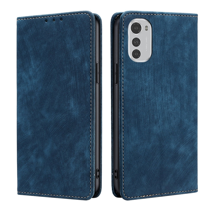 Custodia magnetica in pelle con porta carte per LG Velvet, Motorola Moto E32 4G