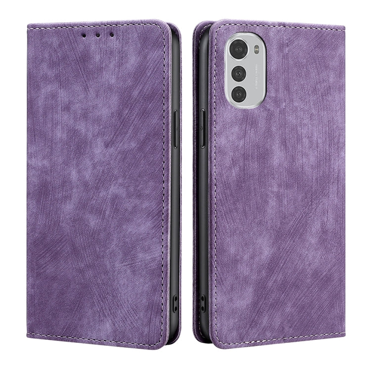 Custodia magnetica in pelle con porta carte per LG Velvet, Motorola Moto E32 4G