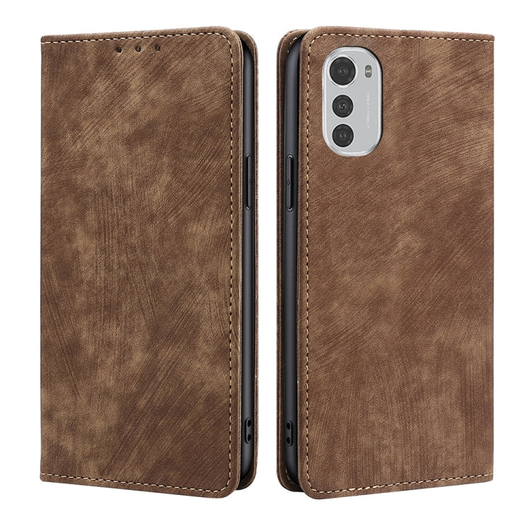 Custodia magnetica in pelle con porta carte per LG Velvet, Motorola Moto E32 4G