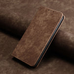 Custodia magnetica in pelle con porta carte per LG Velvet, Motorola Moto E32 4G