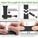 Cinturino in acciaio inossidabile per Apple Watch serie 1-7