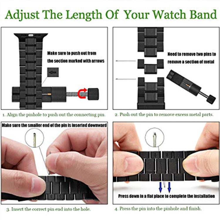 Cinturino in acciaio inossidabile per Apple Watch serie 1-7