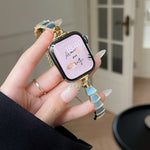 Cinturino in metallo con guscio per Apple Watch