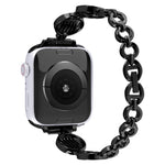Cinturino in metallo con cristallo per Apple Watch