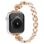 Cinturino in metallo con cristallo per Apple Watch