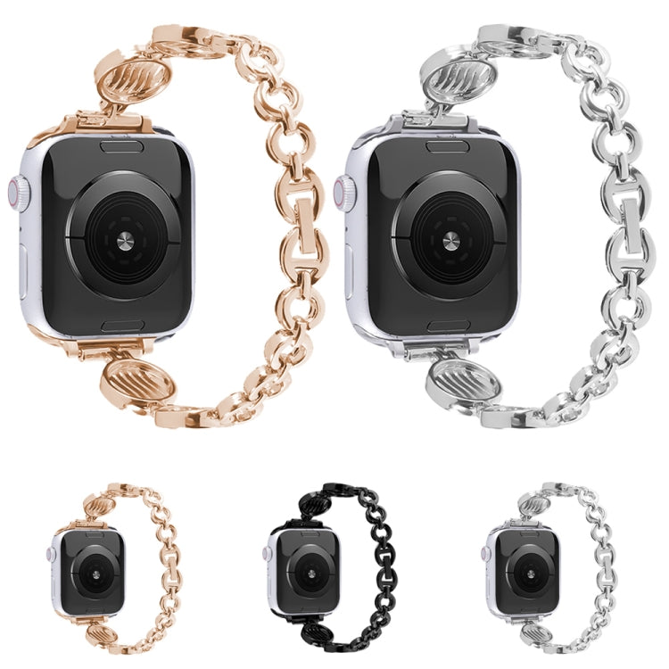 Cinturino in metallo con cristallo per Apple Watch