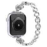 Cinturino in metallo con cristallo per Apple Watch