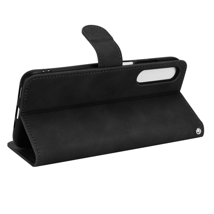 Custodia pelle con vibrazione magnetica per HTC Desire 22 Pro, Realme C30 e