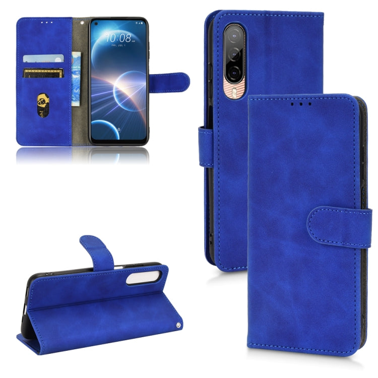 Custodia pelle con vibrazione magnetica per HTC Desire 22 Pro, Realme C30 e