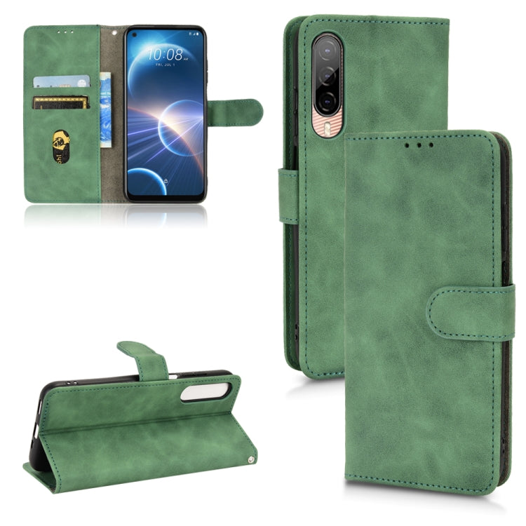 Custodia pelle con vibrazione magnetica per HTC Desire 22 Pro, Realme C30 e