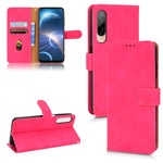 Custodia pelle con vibrazione magnetica per HTC Desire 22 Pro, Realme C30 e