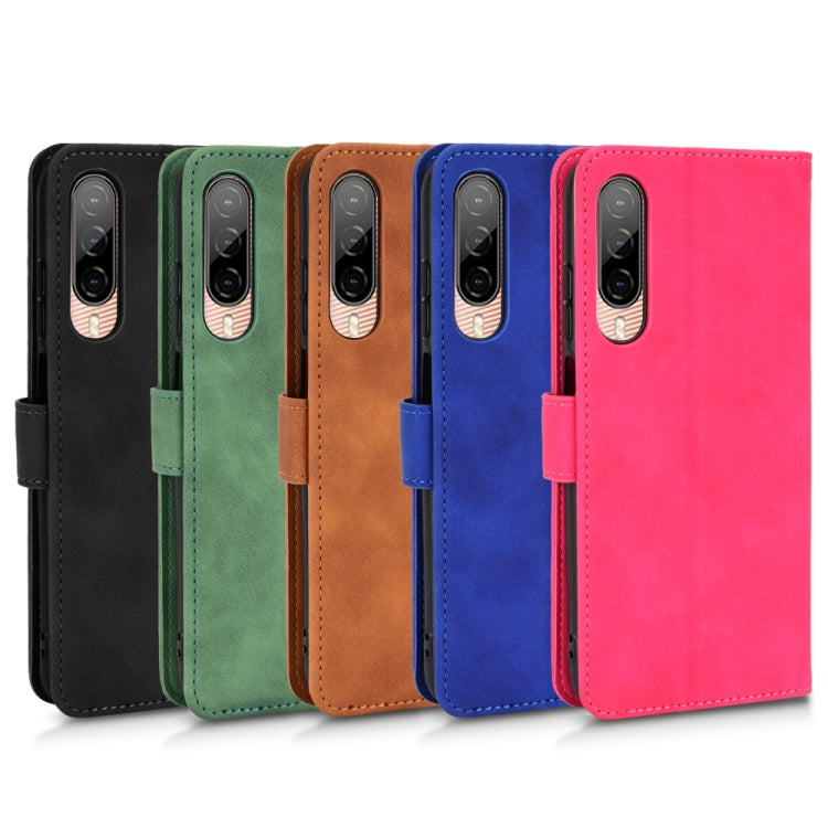 Custodia pelle con vibrazione magnetica per HTC Desire 22 Pro, Realme C30 e