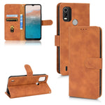 Custodia pelle con vibrazione magnetica per HTC Desire 22 Pro, Realme C30 e