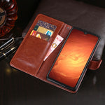 Custodia portafoglio in pelle Crazy Horse per Blackview, Cubot e Infinix - immagine 5