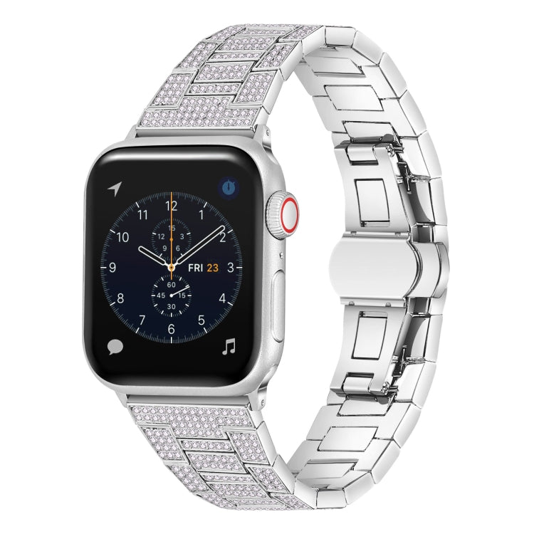 Cinturino in metallo con diamanti per Apple Watch