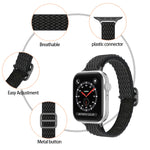 Cinturino in nylon regolabile per Apple Watch 38-45mm