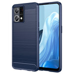 Custodia TPU fibra di carbonio con trama spazzolata per OPPO Find X5 Lite e