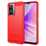 Custodia TPU fibra di carbonio con trama spazzolata per OPPO Find X5 Lite e