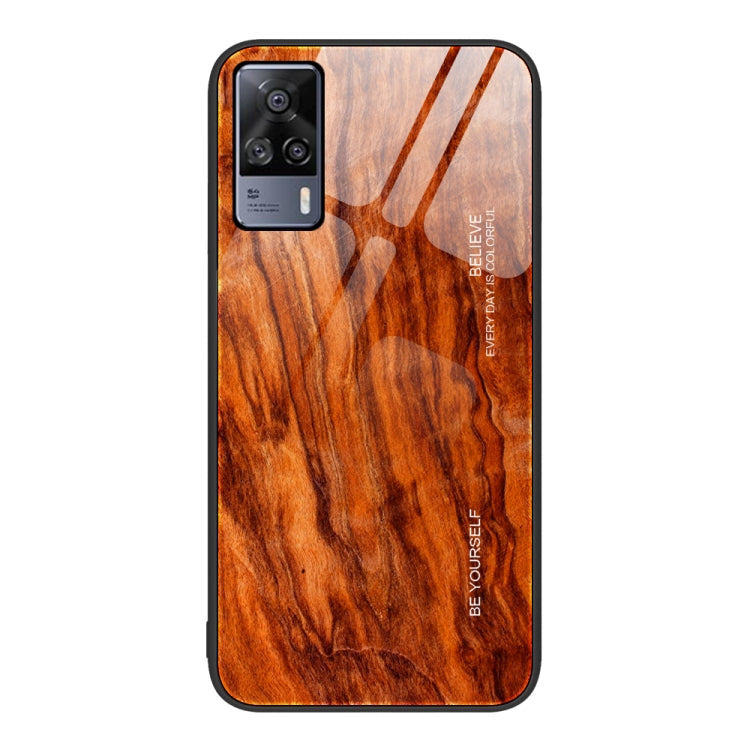 Custodia protettiva in vetro con venature del legno per vivo S9e, V15 e V21