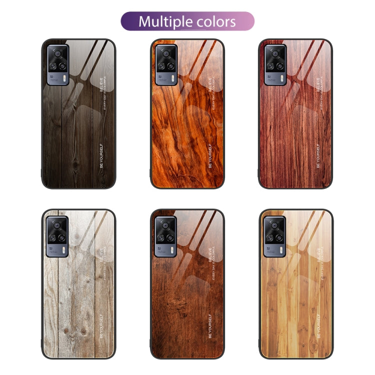 Custodia protettiva in vetro con venature del legno per vivo S9e, V15 e V21