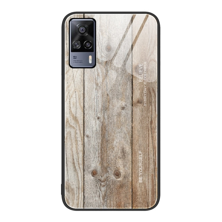 Custodia protettiva in vetro con venature del legno per vivo S9e, V15 e V21