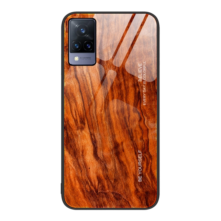 Custodia protettiva in vetro con venature del legno per vivo S9e, V15 e V21