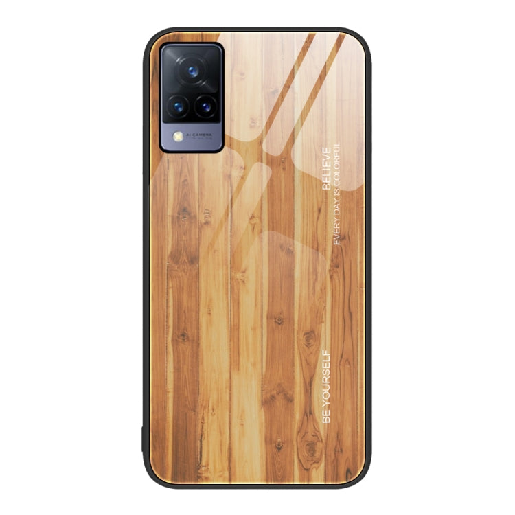 Custodia protettiva in vetro con venature del legno per vivo S9e, V15 e V21