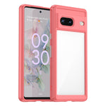 Custodia per telefono in acrilico TPU serie colorata per Google Pixel 7 5G e