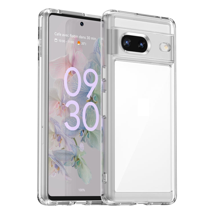 Custodia per telefono in acrilico TPU serie colorata per Google Pixel 7 5G e
