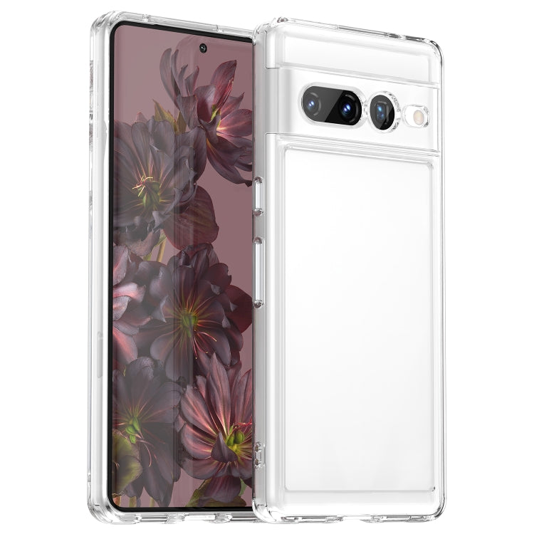 Custodia per telefono in acrilico TPU serie colorata per Google Pixel 7 5G e