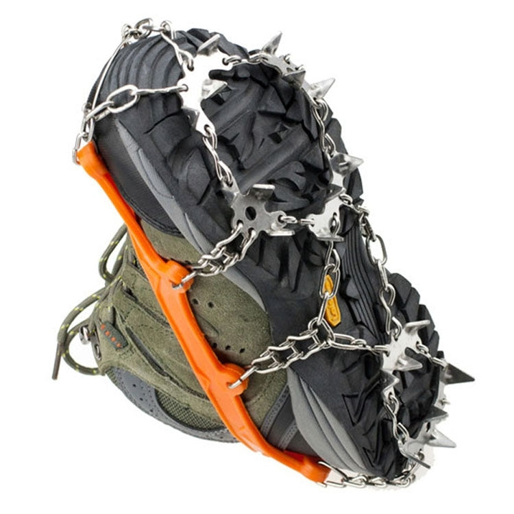 Catene antiscivolo 19 denti per scarpe escursionismo