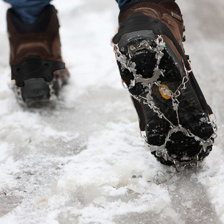 Catene antiscivolo 19 denti per scarpe escursionismo