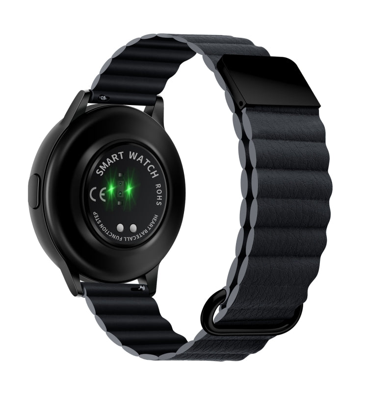 Cinturino in pelle con fibbia magnetica 22mm per Galaxy Watch