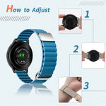 Cinturino in pelle con fibbia magnetica 22mm per Galaxy Watch