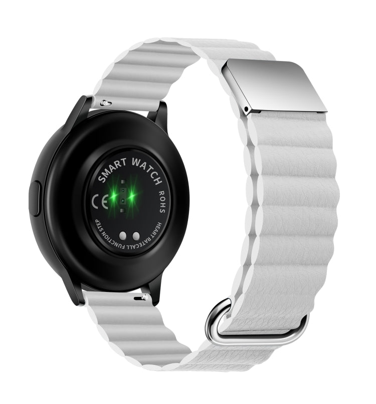 Cinturino in pelle con fibbia magnetica 22mm per Galaxy Watch