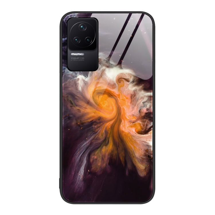 Custodia protettiva in vetro con motivo marmo per Xiaomi Redmi K50 Pro, K50 e