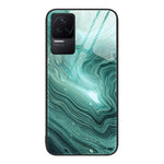 Custodia protettiva in vetro con motivo marmo per Xiaomi Redmi K50 Pro, K50 e