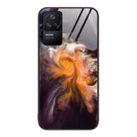Custodia protettiva in vetro con motivo marmo per Xiaomi Redmi K50 Pro, K50 e