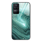 Custodia protettiva in vetro con motivo marmo per Xiaomi Redmi K50 Pro, K50 e