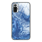 Custodia protettiva in vetro con motivo marmo per Xiaomi Redmi K50 Pro, K50 e