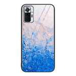 Custodia protettiva in vetro con motivo marmo per Xiaomi Redmi K50 Pro, K50 e
