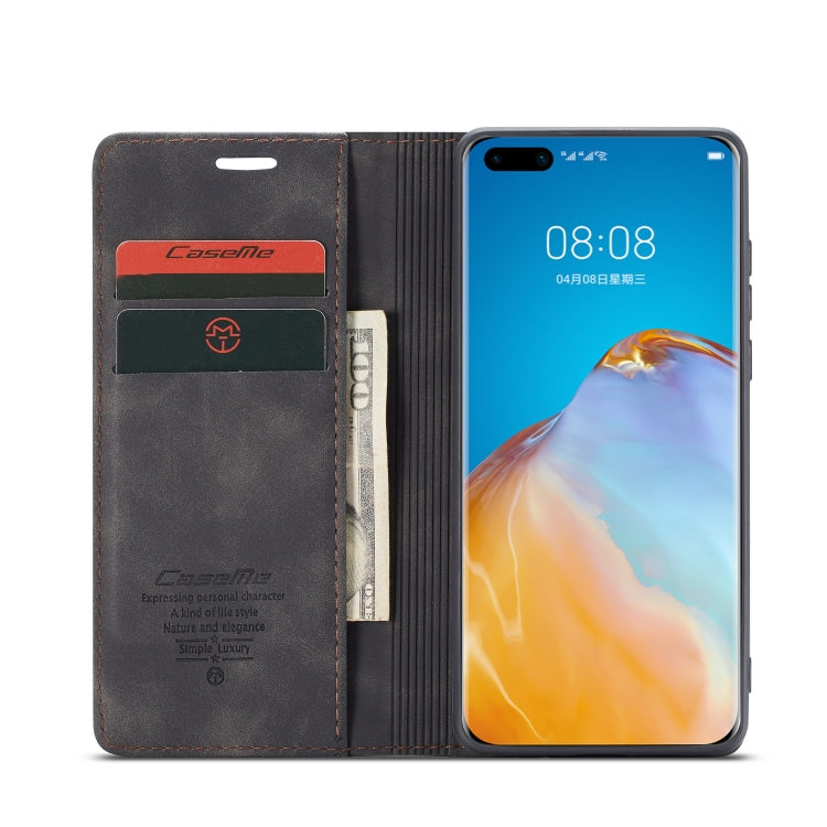 Custodia multifunzionale in pelle con flip per Huawei P40, Huawei P40 Pro e