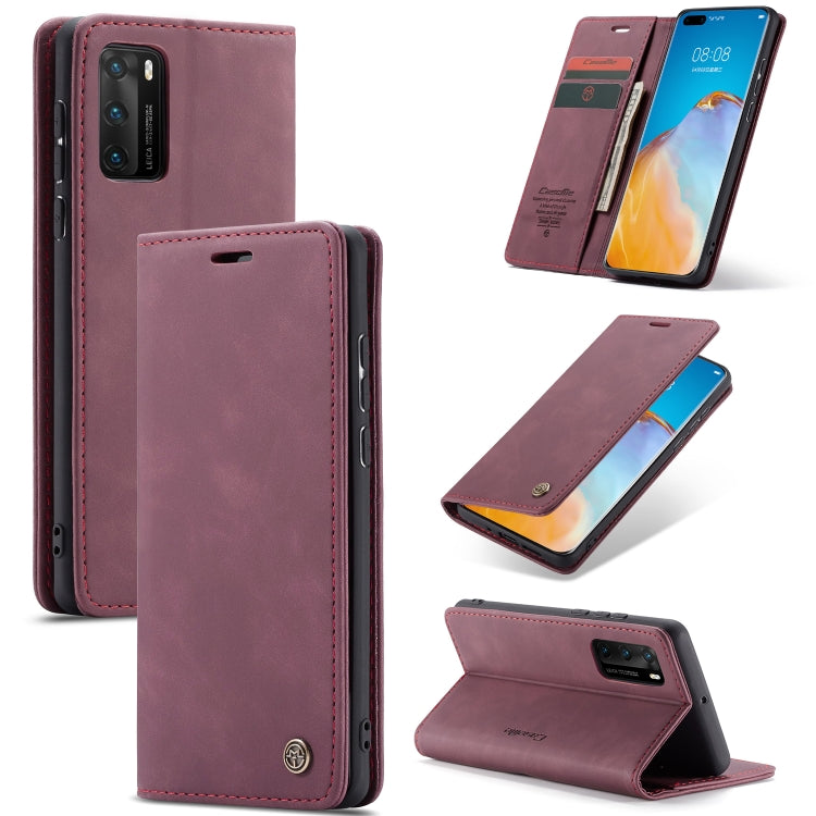 Custodia multifunzionale in pelle con flip per Huawei P40, Huawei P40 Pro e