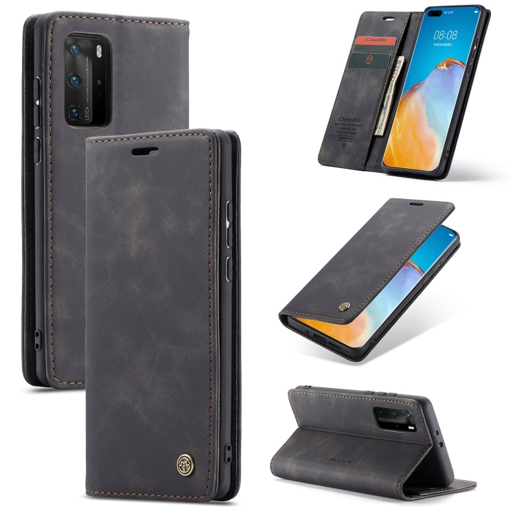 Custodia multifunzionale in pelle con flip per Huawei P40, Huawei P40 Pro e
