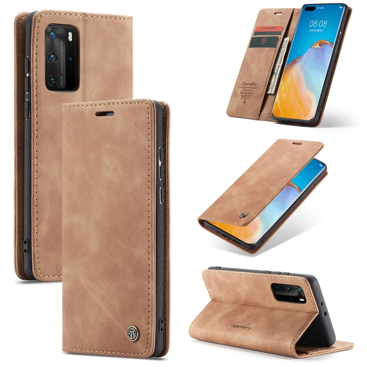 Custodia multifunzionale in pelle con flip per Huawei P40, Huawei P40 Pro e