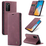 Custodia multifunzionale in pelle con flip per Huawei P40, Huawei P40 Pro e