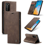 Custodia multifunzionale in pelle con flip per Huawei P40, Huawei P40 Pro e